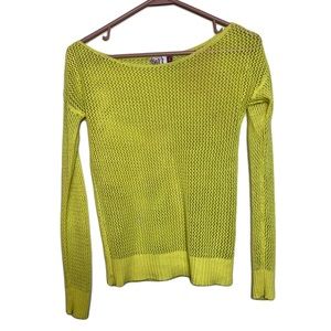 Neon Knitted Top Size Medium